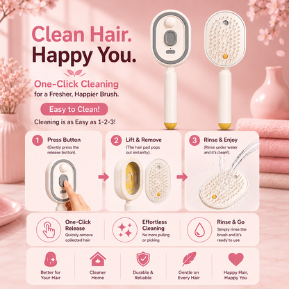 Moisture Spray Hair Massage Comb