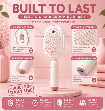 Moisture Spray Hair Massage Comb